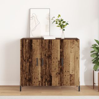 Kapp Vanast Puidust 90x34x80 cm Töödeldud Puit