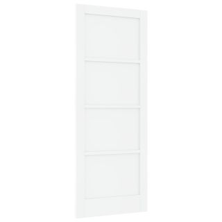 Siseruumide Uks ORKDAL Valge 83x211x4 cm Täispuit Mänd