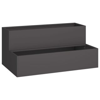 aia istutuskast - 2-tasandiline must teras, 100x60x45 cm