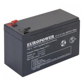 BATTERY 12V 9AH VRLA/EV9-12 T2 EUROPOWER EMU