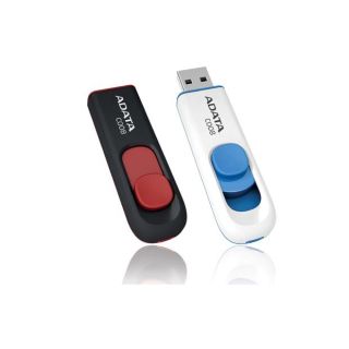 MEMORY DRIVE FLASH USB2 32GB/BLACK/RED AC008-32G-RKD A-DATA