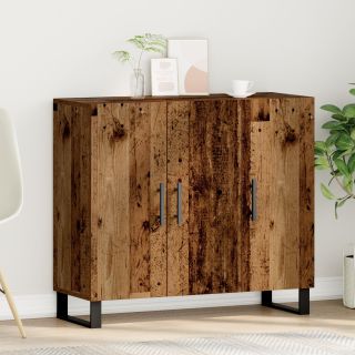 3 uksega külglaud Vana puit 90x34x80 cm Inseneripuit