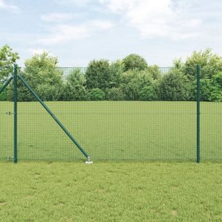 Keevitatud Traai 13 Küüntepostiga Roheline 1.4x25 m Teras