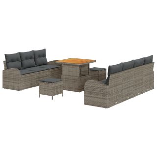 10-osaline aiadiivanikomplekt padjadega hall polü rattan akatsia,2-kohaline aiadiivan ladustamise ja padjadega hall polü rattan,3-osaline aiapingikomplekt padjadega hall polü rattan akatsia
