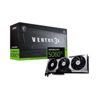 Graphics Card|MSI|NVIDIA GeForce RTX 5060 Ti|16 GB|GDDR7|128 bit|PCIE 5.0 16x|Triple slot Fansink|1xHDMI|3xDisplayPort|RTX5060TI16GVEN3XOC