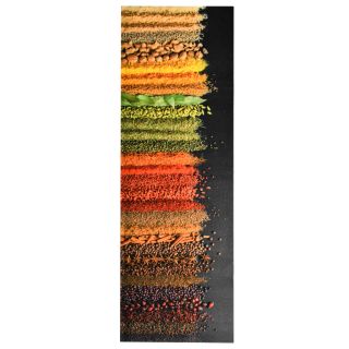 Коврик на пол кухни, моющийся, специи, 60 x 180 см