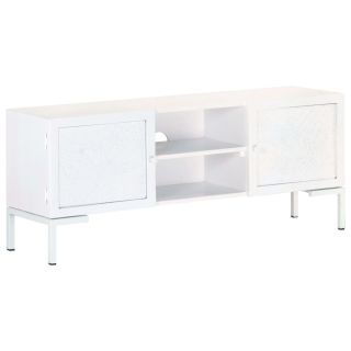 Тумба под телевизор, белая, 115 x 30 x 46 см, манговое дерево