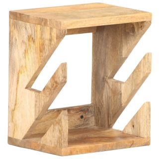 Настенная стойка для скейтборда, 25 x 20 x 30 см, необработанное манговое дерево