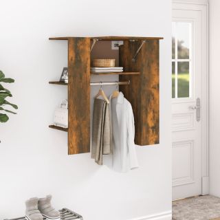 esikukapp, suitsutatud tamm, 97,5 x 37 x 99 cm, tehispuit
