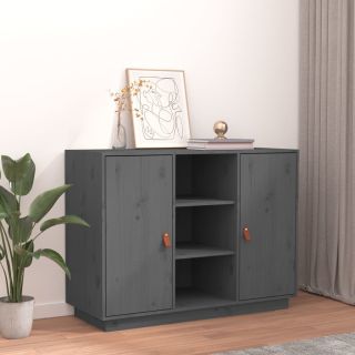 puhvetkapp, hall, 100x40x75 cm, täismännipuit