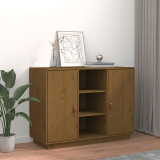 puhvetkapp, meepruun, 100 x 40 x 75cm, täismännipuit