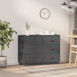 puhvetkapp, hall, 100x40x75 cm, täismännipuit