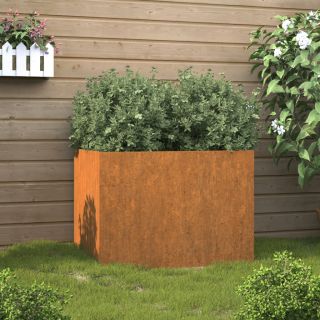 taimekast, 62x47x46 cm, Corten teras