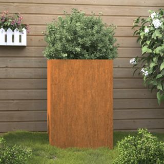 taimekast, 52x48x75 cm, Corten teras