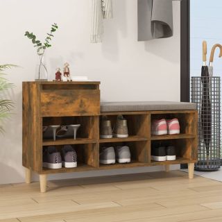 kingakapp, suitsutatud tamm, 102 x 36 x 60 cm, tehispuit