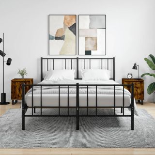 Тумбочки прикроватные 2 шт., дымчатый дуб, 40 x 30 x 50 см, искусственное дерево