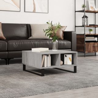 kohvilaud, hall Sonoma tamm, 60 x 60 x 30 cm, tehispuit
