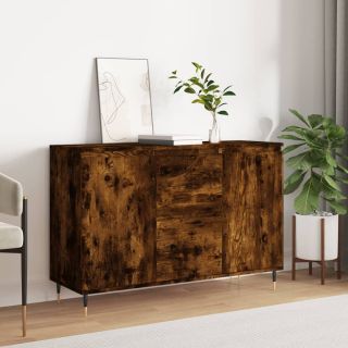 Буфет, копченый дуб, 104 x 35 x 70 см, искусственное дерево