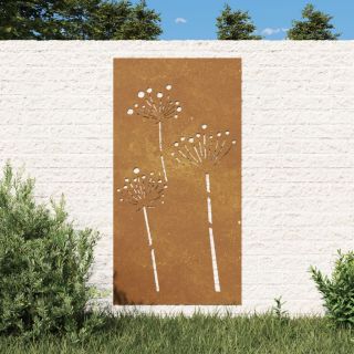 aia seinakaunistus, 105x55 cm, Corteni teras, lilledisain