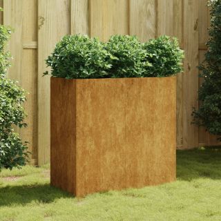taimekast, 80 x 40 x 80 cm, Corten teras