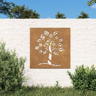 aia seinakaunistus, 55 x 55 cm, Corteni teras, puudisain