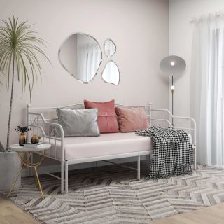 Каркас раскладного дивана-кровати, белый, металл, 90 x 200 см