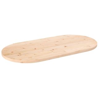 lauaplaat, 110 x 55 x 2,5 cm, männipuit, ovaalne