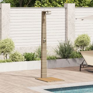 Aia dušš Beež 60x80x214 cm Polü Rattan