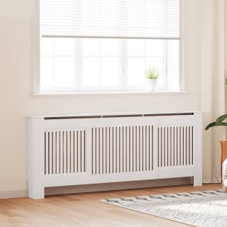 MDF radiaatorikate, valge, 205 cm