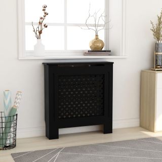 MDF radiaatorikate, must, 78 cm