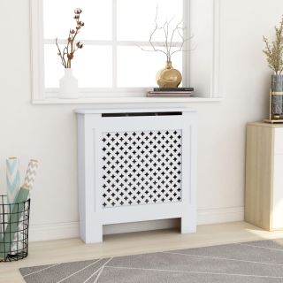 MDF radiaatorikate, valge, 78 cm
