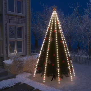 Елочные огни, сетка, 400 светодиодов, холодный белый свет, 400 см