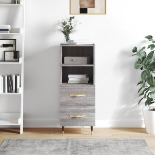 puhvetkapp, hall Sonoma tamm, 34,5x34x90 cm, tehispuit