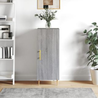 puhvetkapp, hall Sonoma tamm, 34,5x34x90 cm, tehispuit