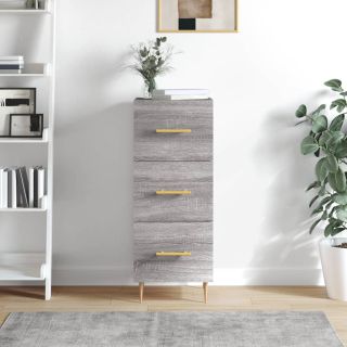 puhvetkapp, hall Sonoma tamm, 34,5x34x90 cm, tehispuit
