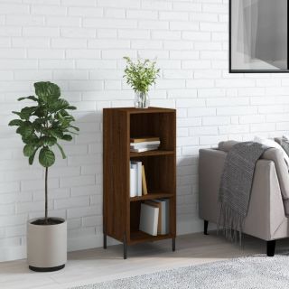 puhvetkapp, pruun tamm, 34,5x32,5x90 cm, tehispuit
