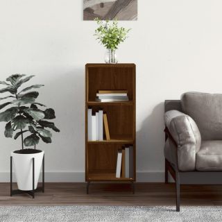 puhvetkapp, pruun tamm, 34,5x32,5x90 cm, tehispuit