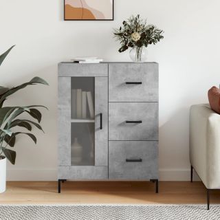 puhvetkapp, betoonhall, 69,5 x 34 x 90 cm, tehispuit
