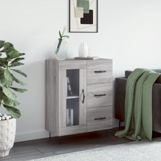 puhvetkapp, hall, Sonoma tamm, 69,5 x 34 x 90 cm, tehispuit