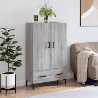 kõrge kapp, hall Sonoma tamm, 69,5 x 31 x 115 cm, tehispuit