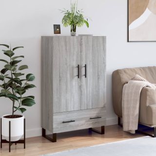 kõrge kapp, hall Sonoma tamm, 69,5 x 31 x 115 cm, tehispuit