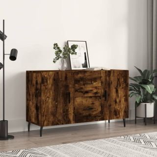 puhvetkapp, suitsutatud tamm, 100 x 36 x 60 cm tehispuit