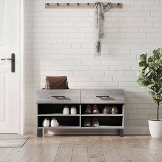 jalatsipink, hall Sonoma tamm, 102 x 35 x 55 cm, tehispuit