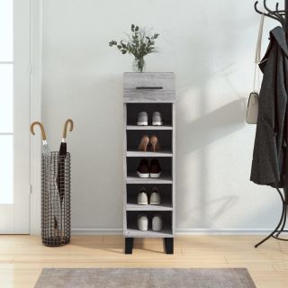jalatsikapp, hall Sonoma tamm, 30 x 35 x 105 cm, tehispuit