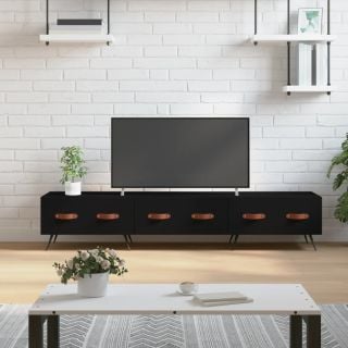 telerikapp, must, 150 x 36 x 30 cm, tehispuit