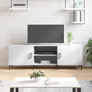 telerikapp, valge, 150 x 30 x 50 cm, tehispuit