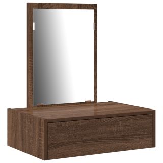seinale kinnitatav peegliuus pruun tamme 60x40x70 cm