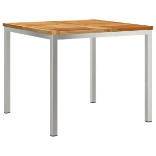 väli söögilaud 90x90x74.5 cm Tootmine puidust tiikpuust