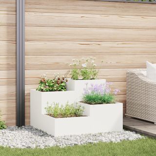 Aiaplats 100x100x60 cm Valge Teras