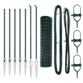 Euro Aed 2 tk komplekt Roheline Metall 10 x 1,0 m Laiendatav